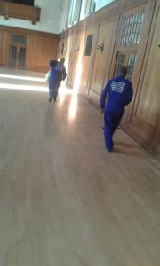 Refreshing the Town Hall Floor, Stellenbosch